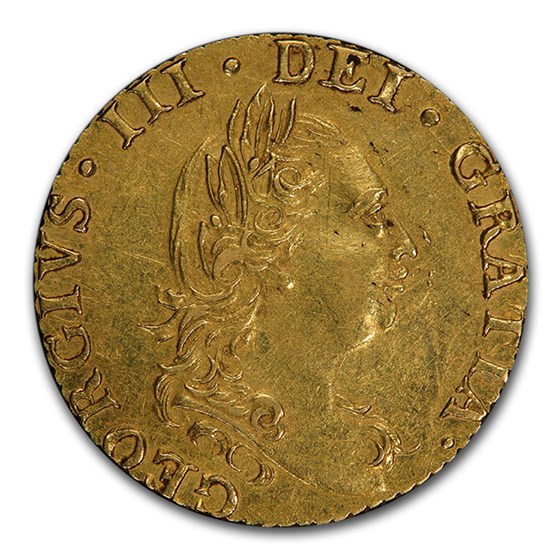 1785 Great Britain Gold Half-Guinea George III AU-58 PCGS 1785 Great Britain Gold Half-Guinea George III AU-58 PCGS